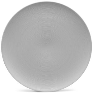 Noritake GoG Swirl Platter, Round, 12 1/4" in Grey