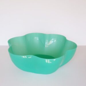 Tupperware Green Chip N Dip Bowl Set