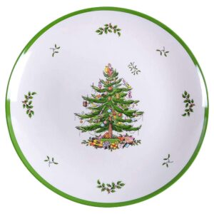 spode christmas tree melamine round platter