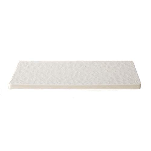 WASARA DM-014R Long Plate, White, 11.8 inches (30 cm), 6 Pieces