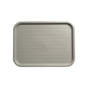 carlisle foodservice products cafe fast food cafeteria tray with patterned surface for cafeterias, fast food, and dining room, plastic, 16.31 x 12.06 x 0.7 inches, gray, (pack of 24)