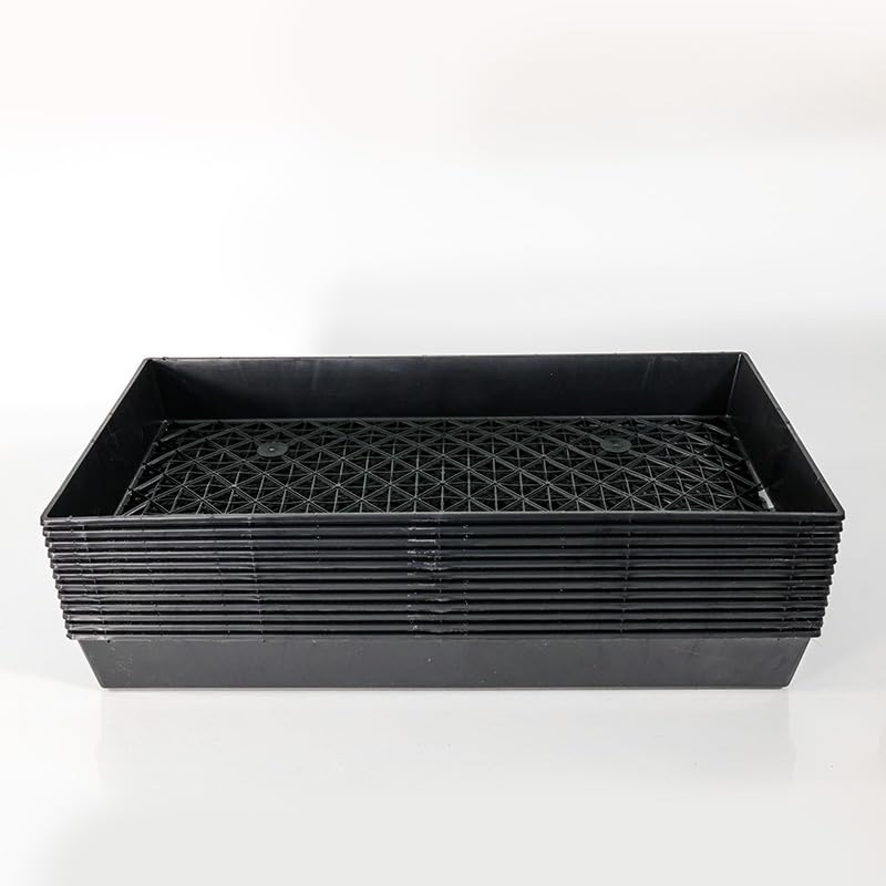 GARDEN TRENDS Dillen Medium Weight 1020 Web Tray 21 1/8" X 10 1/2" - Case of 50 - Greenhouse Carrying Tray - Watering Tray