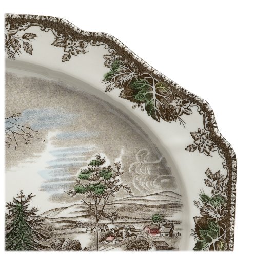 Johnson Brothers Friendly Village Turkey Platter, 20", Multi