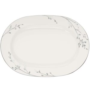 noritake birchwood oval platter,14-inch