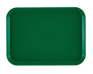 cambro 1418ff119 tray fast food 14" x 18" sherwood green case of 12