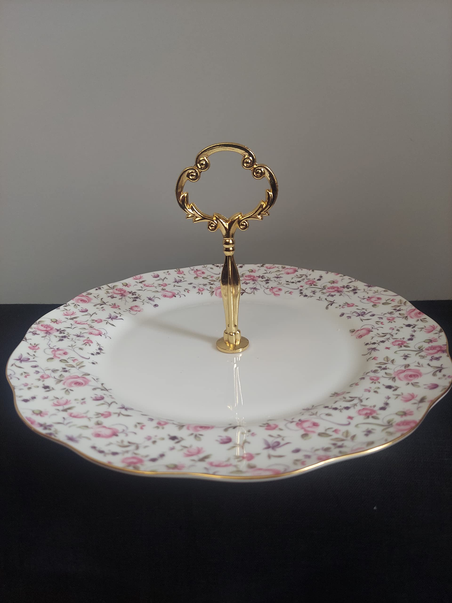 Royal Albert Rose Confetti Handled Serving Tray