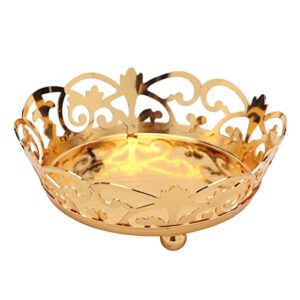 Kitchen Countertop Tray Gold Serving Bowl Turkish Serving Tray Gold Cupcake Stand Snacks Serving Tray for Cupcake Display Birthday Party Dessert Wedding