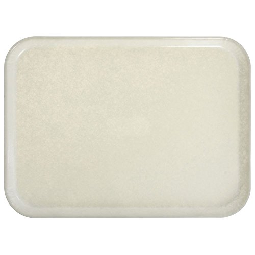 Cambro Camtray Rectangular Cream Antique Parchment Fiberglass Tray - 20" L x 15" W