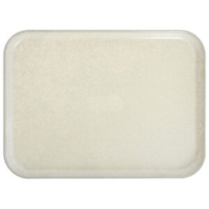cambro camtray rectangular cream antique parchment fiberglass tray - 20" l x 15" w