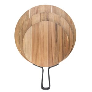 TableCraft Industrial Collection Round Paddle