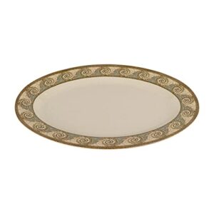 g.e.t. op-630-mo melamine break-resistant oval serving platter, 30" x 20.25", mosaic