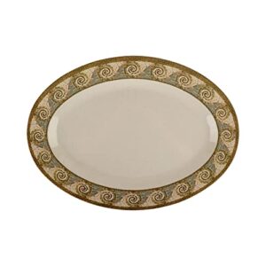 G.E.T. OP-630-MO Melamine Break-Resistant Oval Serving Platter, 30" x 20.25", Mosaic