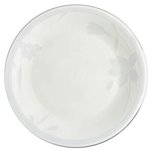 mikasa ovation white 12" chop plate (round platter)