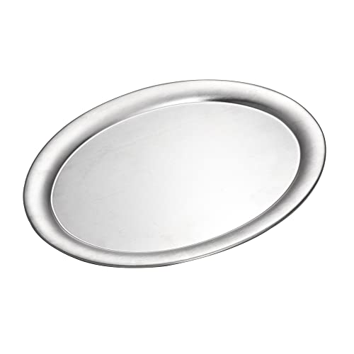 IMEEA Oval Platter Serving Platter SUS304 Stainless Steel Platter for Serving Food, 11.37 Inches