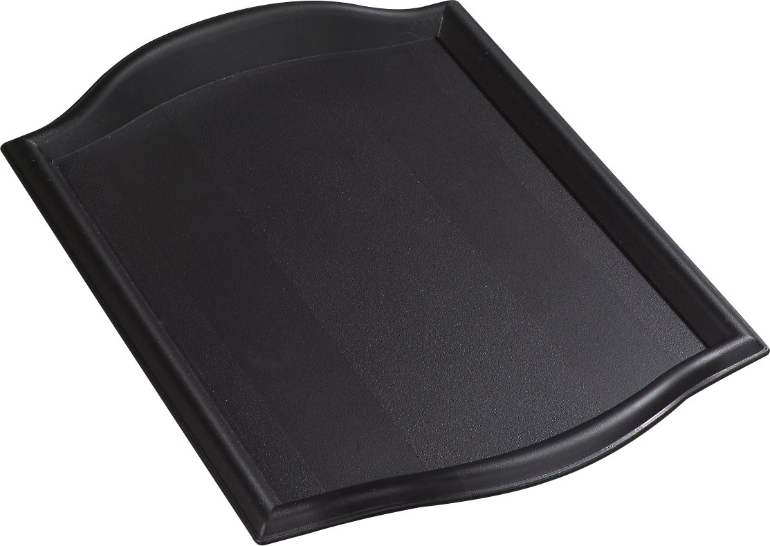 Carlisle FoodService Products 1217BT03 Bistro Polypropylene Tray, 17" x 12" x 1", Black (Case of 12)