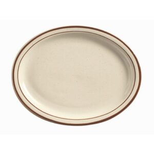 World Tableware DSD-13 Desert Sand - Oval Platter, 11-1/2"Diam, Case of 12