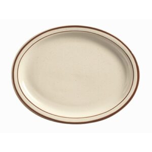 world tableware dsd-13 desert sand - oval platter, 11-1/2"diam, case of 12