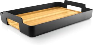 eva solo | rectangular serving tray nordic kitchen | stylish serving and practical design with handles | danish design, functionality & quality |