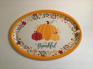 autumn harvest serving platter (pumpkin)