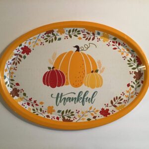 Autumn Harvest Serving Platter (Pumpkin)