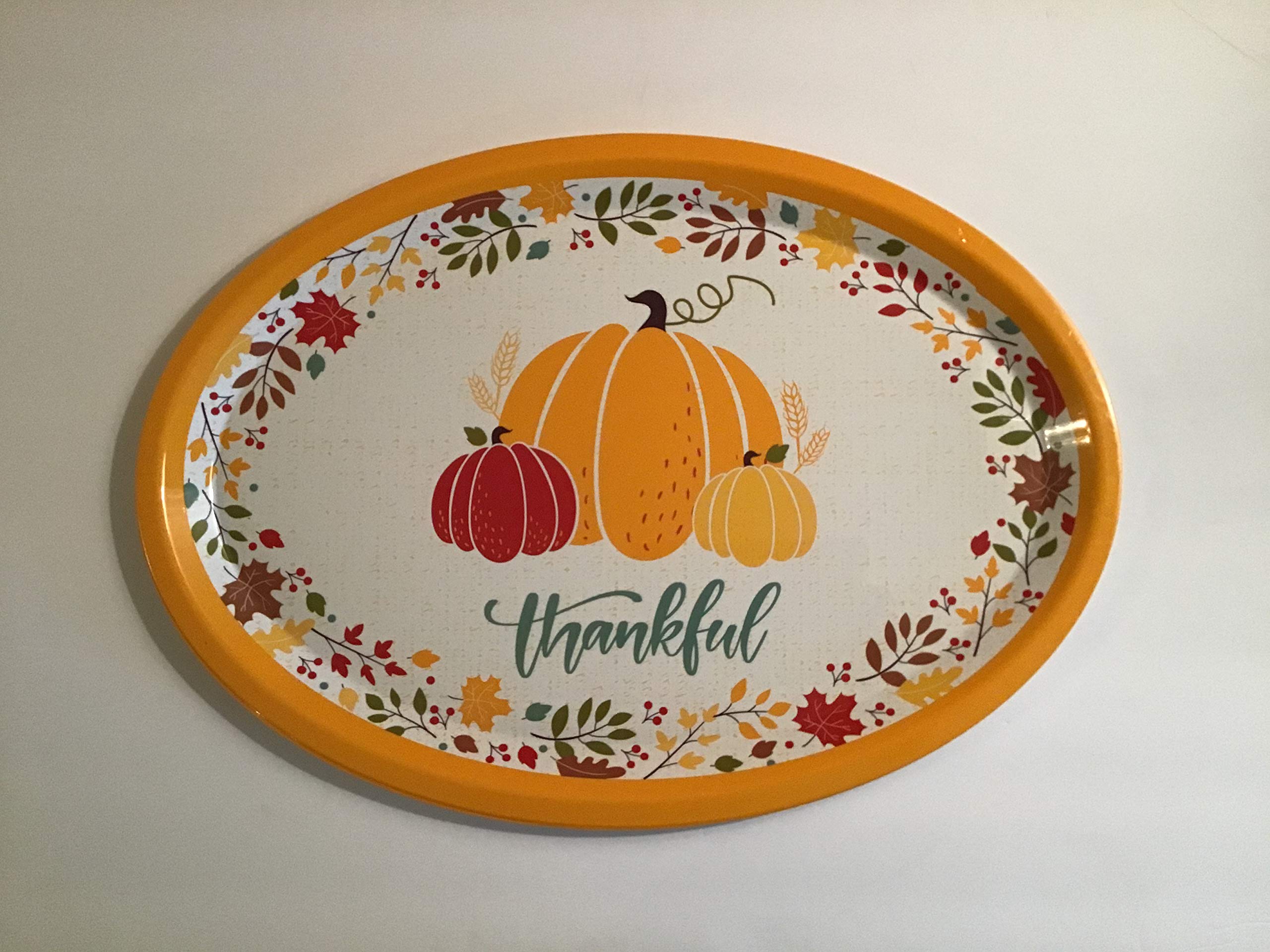 Autumn Harvest Serving Platter (Pumpkin)