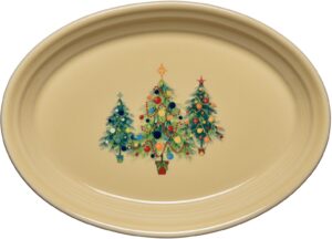 christmas tree oval platter