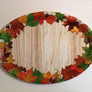 Autumn Harvest Serving Platter (Leaves)