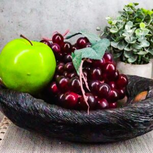 Ebros Rustic Large Long Claws Bear Paw Fruit Platter Serving Bowl Plate 11.5"Wide For Fruits Treats Candies Cookies Tabletop Decor Of Grizzly Bears Black Bears Wildlife Animal Kitchen Dining Accessory