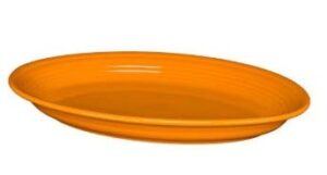 oval platter 9 5/8 inch butterscotch