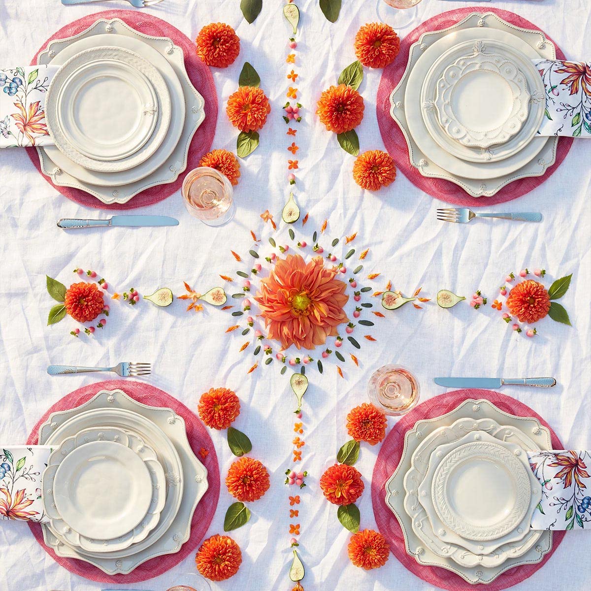 Juliska Berry & Thread Scallop Platter/Charger - Whitewash