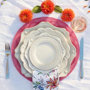 Juliska Berry & Thread Scallop Platter/Charger - Whitewash