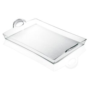 guzzini transparent happy hour tray, 13 by 21-inches