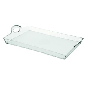 Guzzini Transparent Happy Hour Tray, 13 by 21-Inches