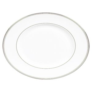 vera wang by wedgwood grosgrain, 13.75" oval platter