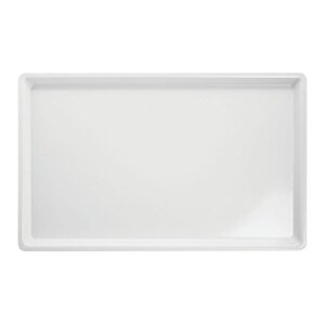 hubert platter rectangular white melamine- 20" l x 12" w x 2" h