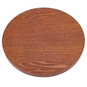 Round Serving Tray, Natural Wood Food Tray for Breakfast, Tea, Coffee Table and Dining Table