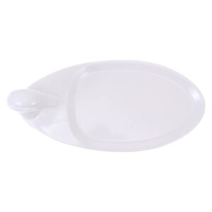 hemoton roasting plate 1pc roast chicken and plate breakfast tray plate cookie plate appetizer plate biasuit plate dinner ceramic cake plate dinner plates fish dish sushi white melamine