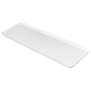 carlisle market tray, white, 10-1/2" x 30" x 3/4"
