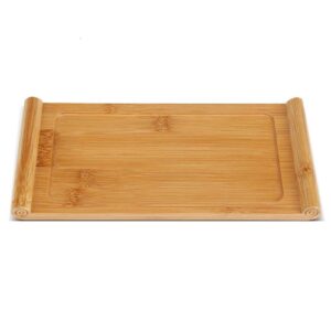 bamboo tea tray, tea serving tray cup plate food dessert serving tray chinese gongfu tea table gift