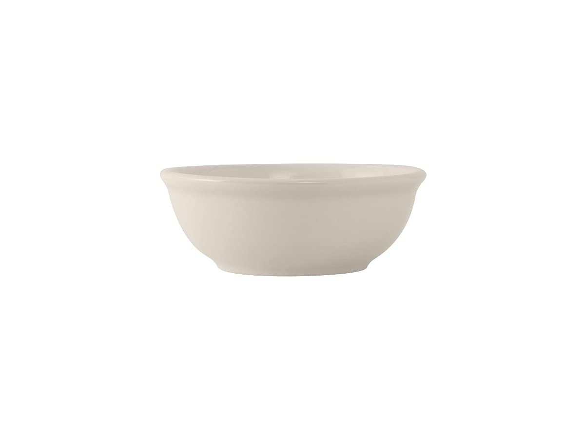 Tuxton China TRE-015 Nappie, 13 oz., 5-5/8" Dia., Round, Microwave & Dishwasher Safe, Oven Proof, Fully vitrified, Lead-Free, Ceramic, TuxCare, Healthcare, Reno/Nevada, Case of 36