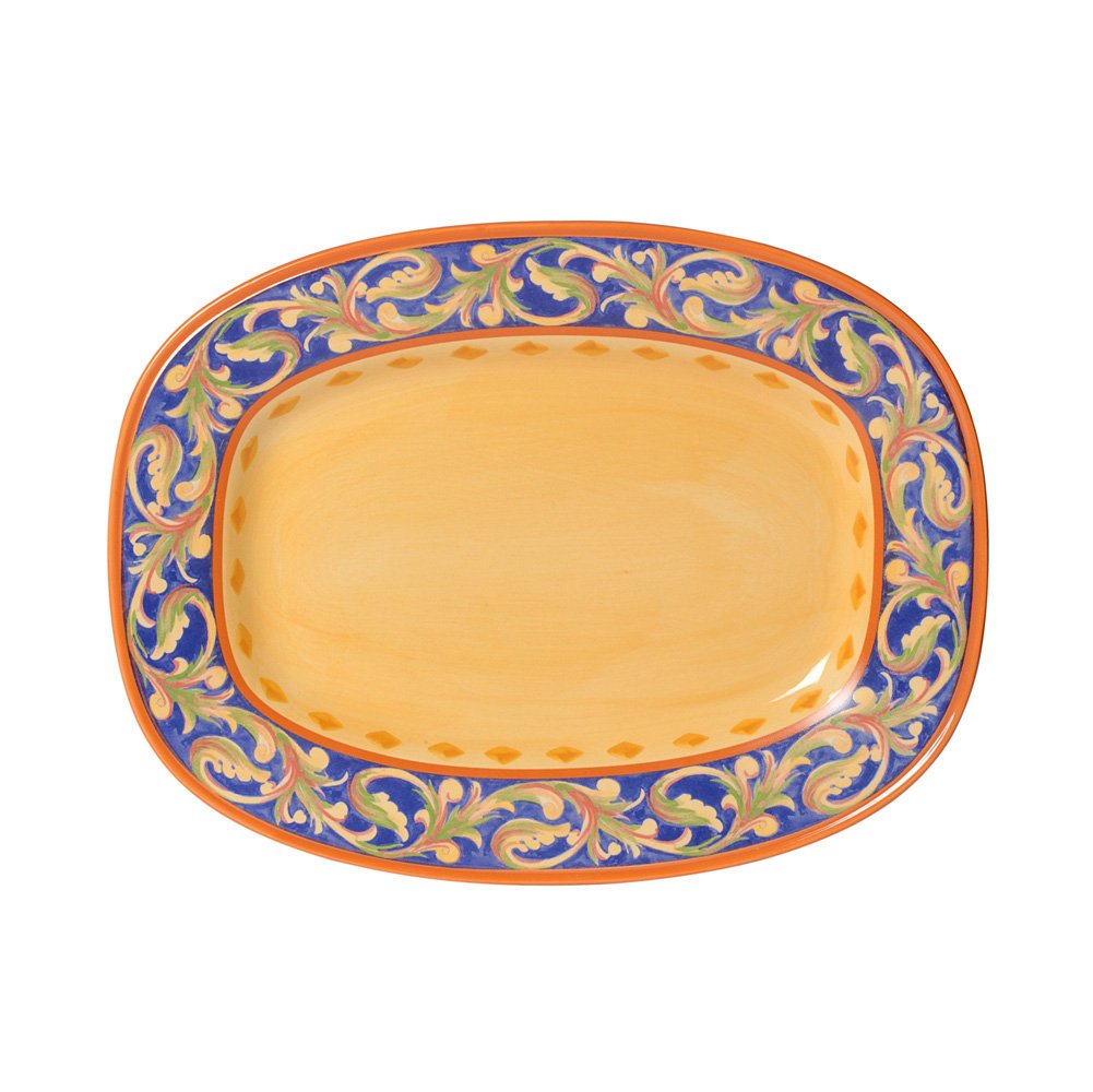 Pfaltzgraff Villa Della Luna Rectangular Serving Platter, 12-Inch