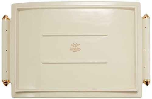 Lenox Judaic Blessings Challah Tray, White -