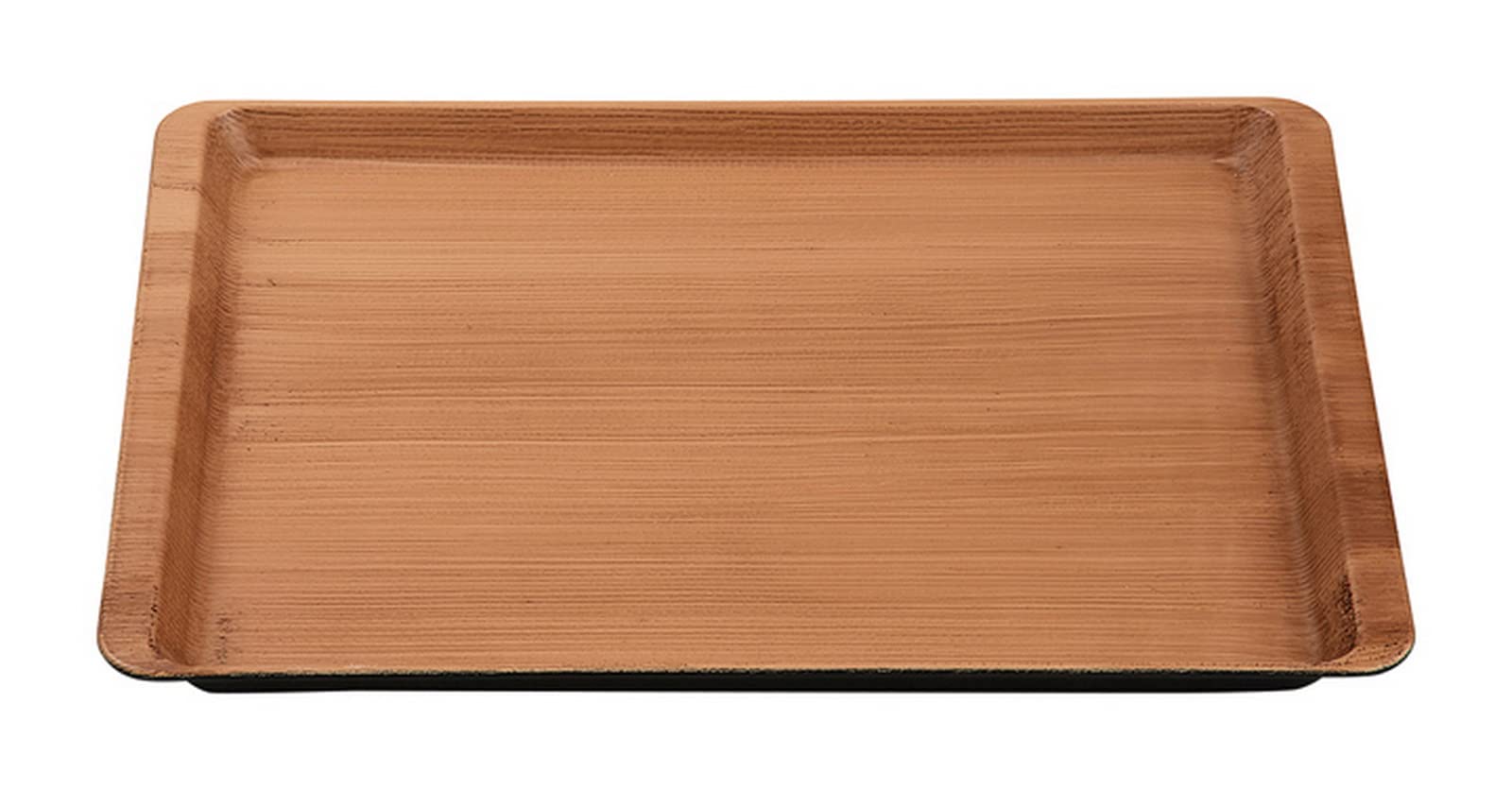 Fukui Craft 17417270 Heat Resistant Shaku 3 Brim, Wood Grain Tray, Japanese Grain, Weak SL