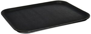 winco easy hold rectangular tray, 14-inch by 18-inch, black