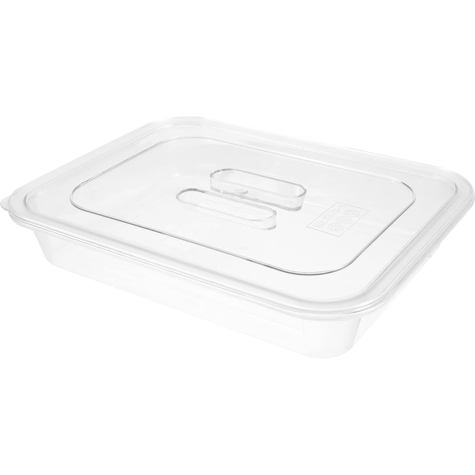 Veemoon Cupcake Containers Plastic Containers Acrylic Clear Appetizer Serving Dish Food Tray with Lid Dessert Holder for Food Buffet Party Catering Cupcake Containers Plastic Containers