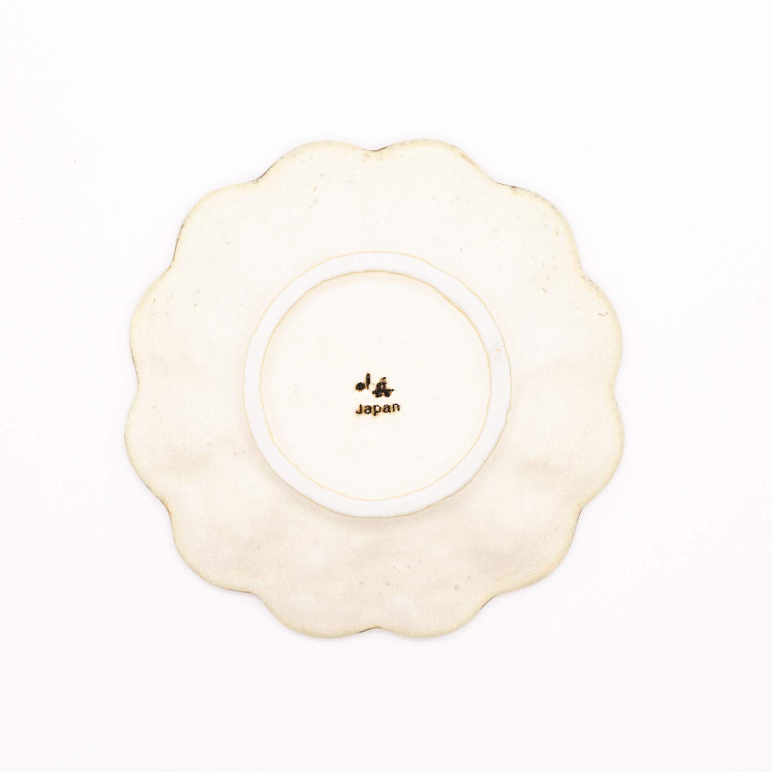 うつわ魯庵 Kaneko Kohei 555-0005 Mino Ware Plate, 5.5 inches (14 cm), Plate, White, Neriwa, Linker