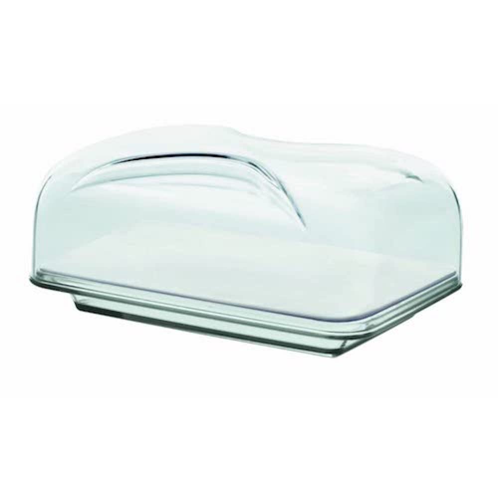 Guzzini - Gocce, Rectangular Cheese Dish Set - Transparent, 25,5 x 18 x h11,5 cm - 27010065