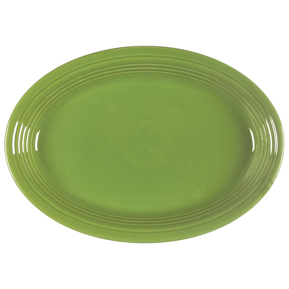 Homer Laughlin Fiesta Shamrock Green 13" Oval Serving Platter