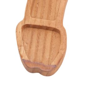 plplaaoo Charcuterie Boards,9.6x4.9in Cheese Boards Charcuterie Boards,Mini Cheese Board,Wood Cheese Board,Aperitif Board Composite Wood Trumpet Shape Cooked Food Platter for Christmas Gifts(Left)