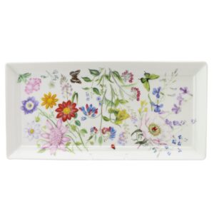 gracie china provence meadow serving/sandwich tray.10.5-inch